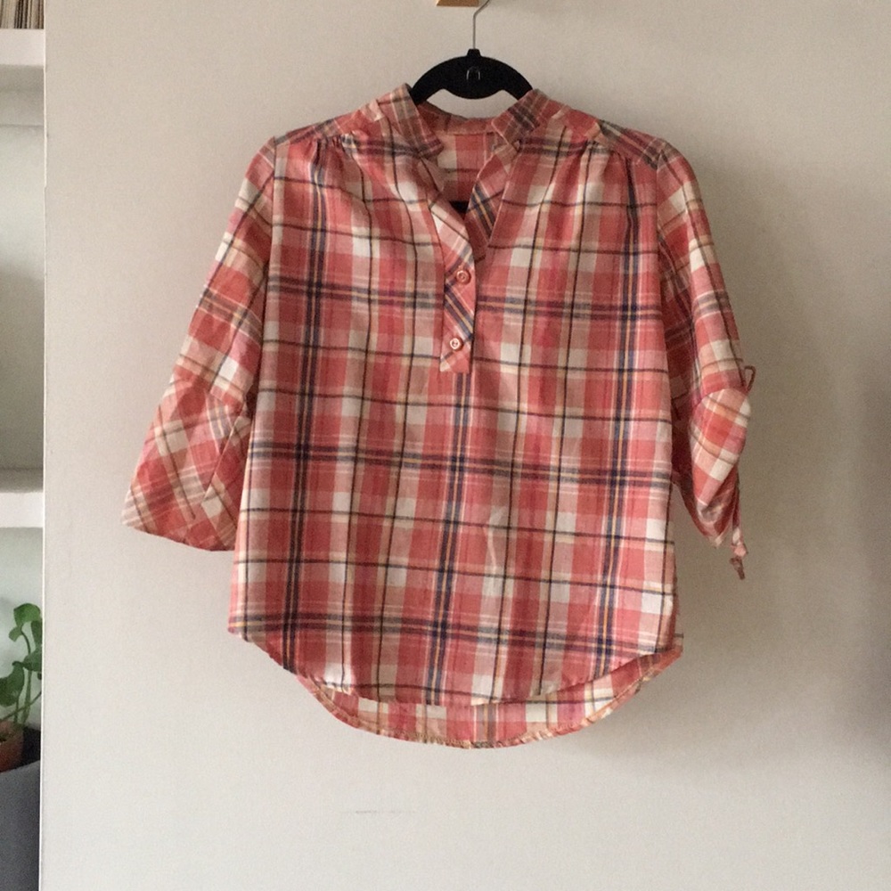 Vintage Deadstock Plaid Top
